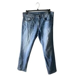 Bonobos Jeans Mens 35x32 Straight Leg Stretch Mid Wash Casual Streetwear Denim